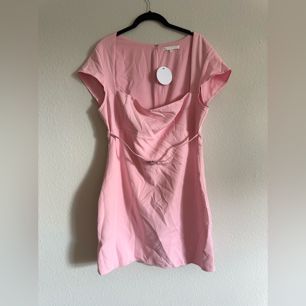 More To Come Kiara Mini Dress in Pink size XL NWT - Picture 3 of 5